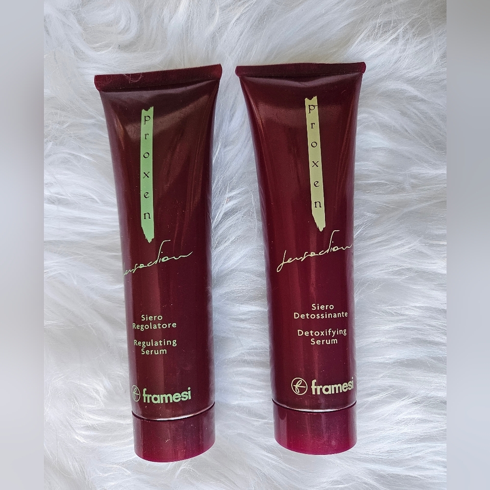Framesi Proxen Products: Regulating Serum and Detoxifying Serum, Brand New
